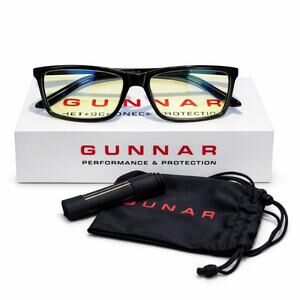 Gunnar HAUS Onyx +1.00 Blue Light Blocking Reading Glasses NWT